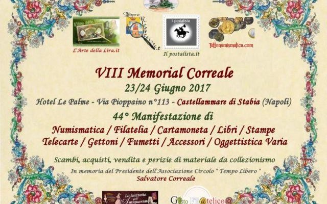 Memorial Correale 8° Edizione – 23/24 Giugno 2017