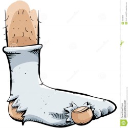 sock-hole-cartoon-couple-holes-40498256