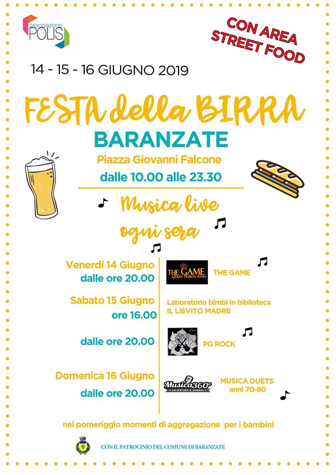 BARANZATE (MI): Festa della Birra 2019