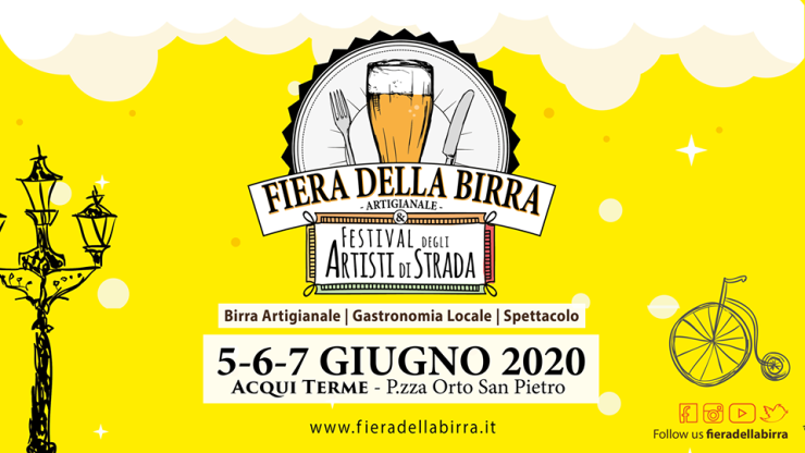 ACQUI TERME (AL): Fiera della Birra Artigianale e Festival Artisti di Strada 2020