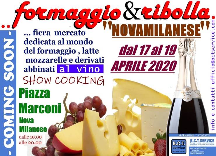 NOVA MILANESE (MI): Formaggio e Ribolla 2020