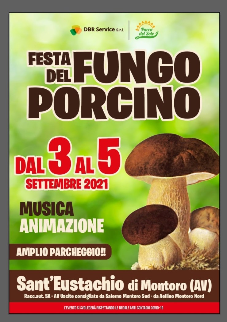 MONTORO (AV): Festa del Fungo Porcino 2021 a Sant'Eustachio