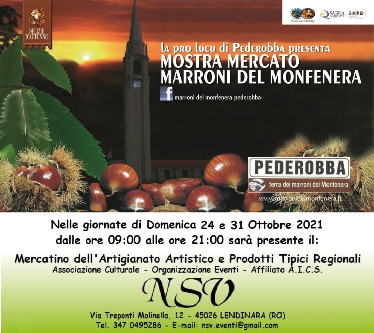 PODEROBBA (TV): Mostra mercato Marroni del Monfenera 2021