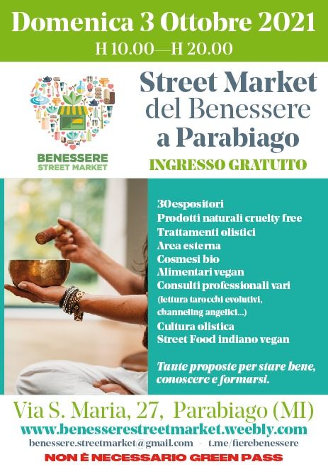 PARABIAGO (MI): Street Market del Benessere 2021