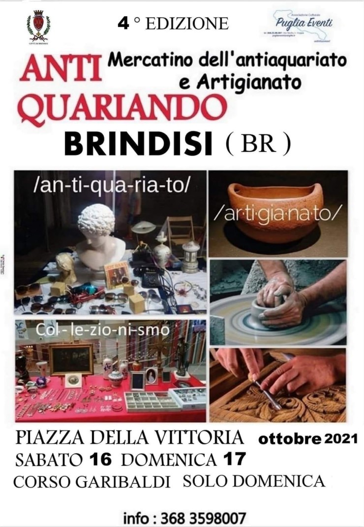 BRINDISI (BR): Antiquariando 2021