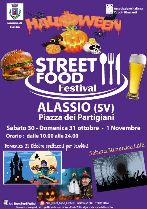 ALASSIO (SV): Street Food Festival Halloween 2021