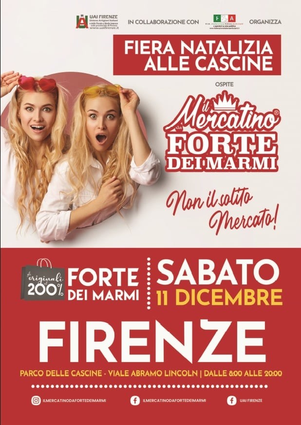 FIRENZE (FI): Fiera natalizia con "Il Mercatino da Forte dei Marmi"