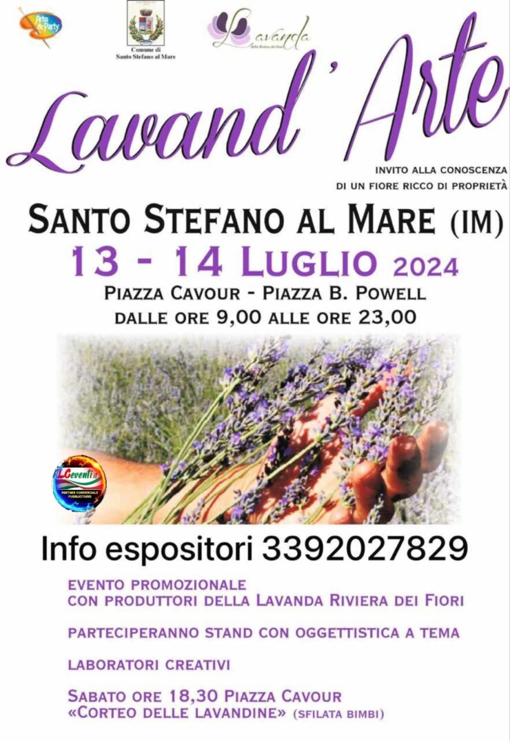 SANTO STEFANO AL MARE (IM): Lavand'Arte 2024