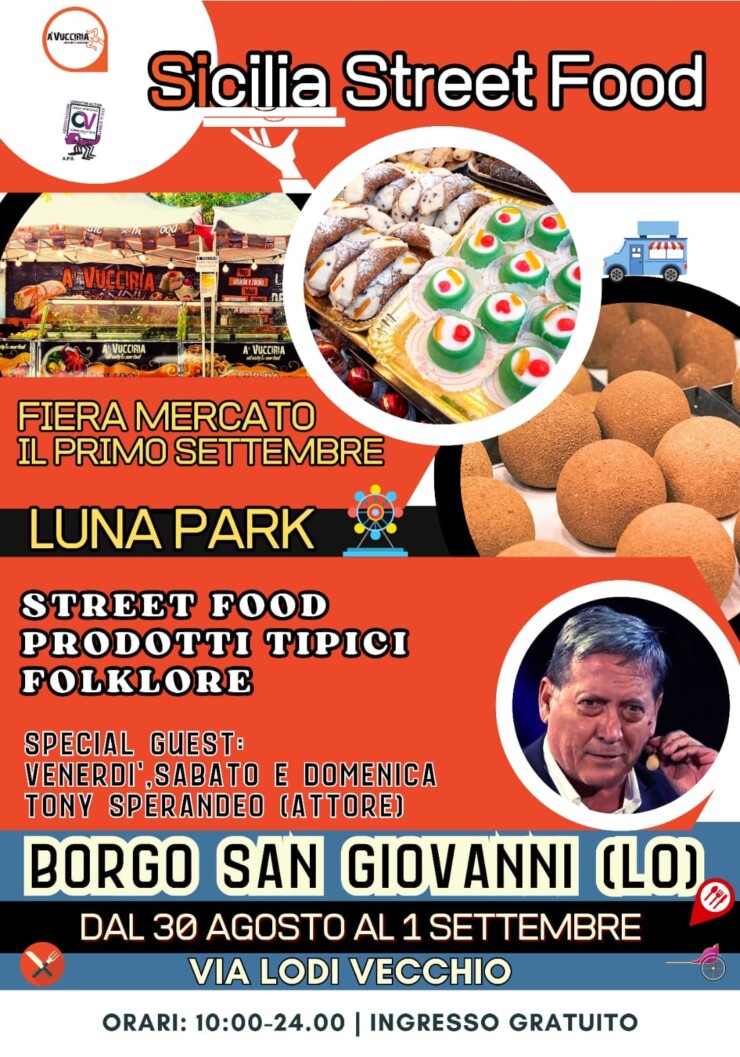 BORGO SAN GIOVANNI (LO): Sicilia Street Food 2024