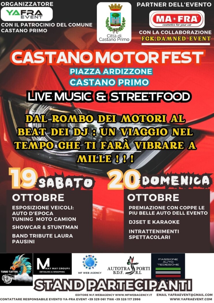 CASTANO PRIMO (MI): Castano Motor Fest 2024